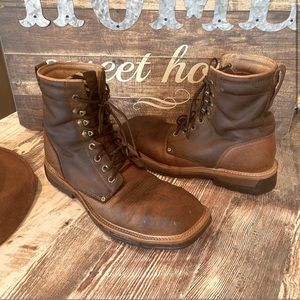 Men’s Twisted X Waterproof Steel Toe Lite Western Work Boot 9.5 D